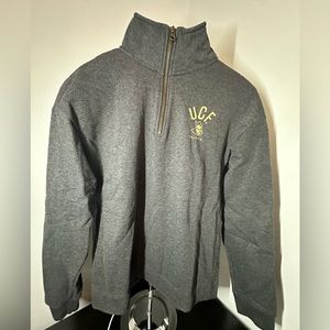 UCF University Of Central Florida Knights Quarter Zip Sweat‎ Shirt Size S